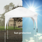 6.6 X 6.6 Feet Outdoor Pop up Height Adjustable Canopy Tent with Roller Bag
