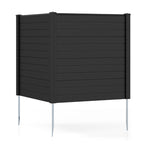 Freestanding 48 X 48 Inch Air Conditioner Fence with Metal Ground Stakes