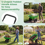 2 Tire Heavy-Duty Dolly Utility Cart Wheelbarrow Garden Cart