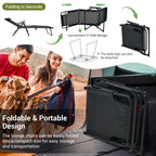 3 Pieces Patio Folding Chaise Lounge Set with PVC Tabletop