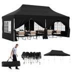 10 X 20 Feet Pop up Canopy with 6 Sidewalls Windows and Carrying Bag