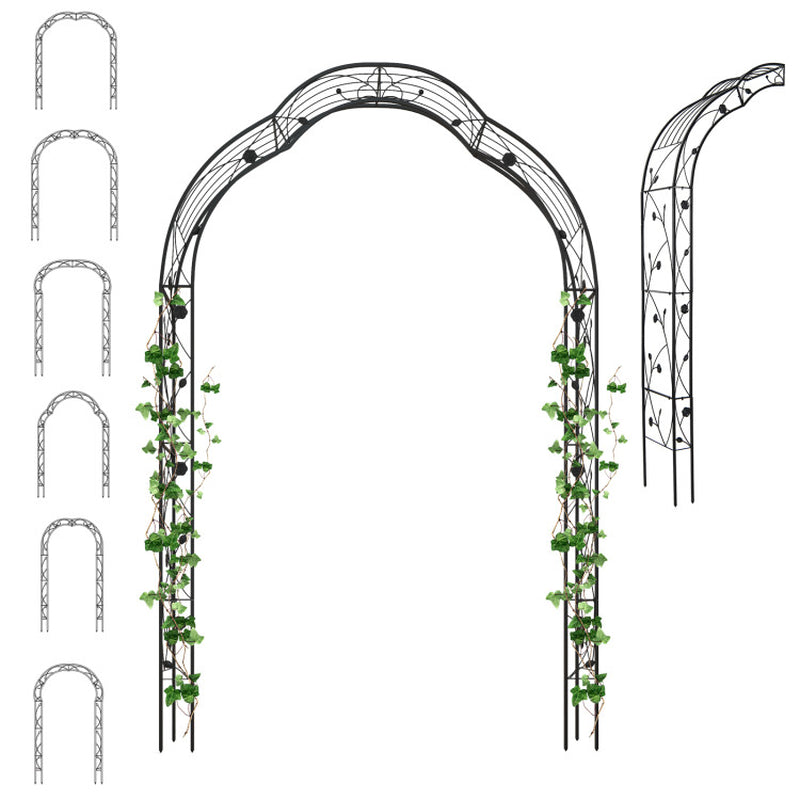 Garden Arch Arbor Trellis for Climbing Plants Roses Vines