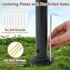 8 X 5 Feet Grill Gazebo with 2 Shelves 6 Hooks and Metal Frame