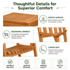 Solara Eucalyptus Patio Rocking Chair Set
