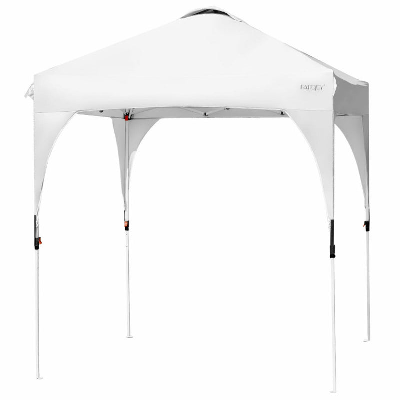 6.6 X 6.6 Feet Outdoor Pop up Height Adjustable Canopy Tent with Roller Bag