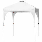 6.6 X 6.6 Feet Outdoor Pop up Height Adjustable Canopy Tent with Roller Bag