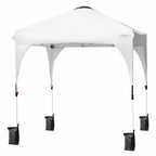 6.6 X 6.6 Feet Outdoor Pop up Height Adjustable Canopy Tent with Roller Bag