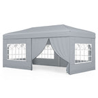10 X 20 Feet Pop up Canopy Tent Instant Setup with 6 Sidewalls