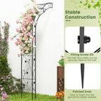 Garden Arch Arbor Trellis for Climbing Plants Roses Vines